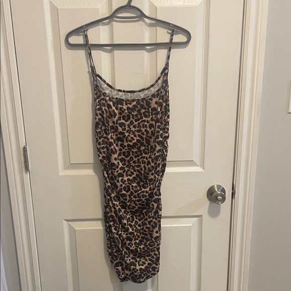 Dresses & Skirts - Leopard Print Spaghetti Strap Dress/ Jersey Shore Halloween Costume